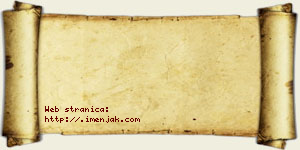 Poleksija Egerić vizit kartica